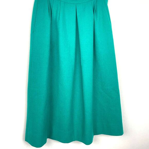 Pendleton | Vintage Wool Long Skirt Green Petite - Picture 1 of 8